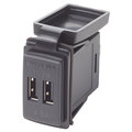 Blue Sea Systems Blue Sea Systems 1039-BSS Dual USB Charger - Switch Mount, 4.8 A 1039-BSS